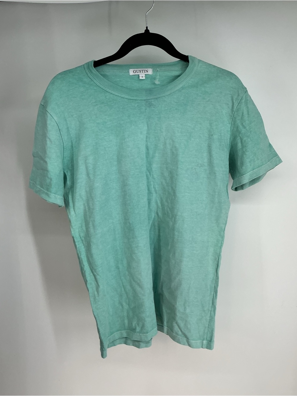 Gustin Mint Green Crewneck T-Shirt Size S